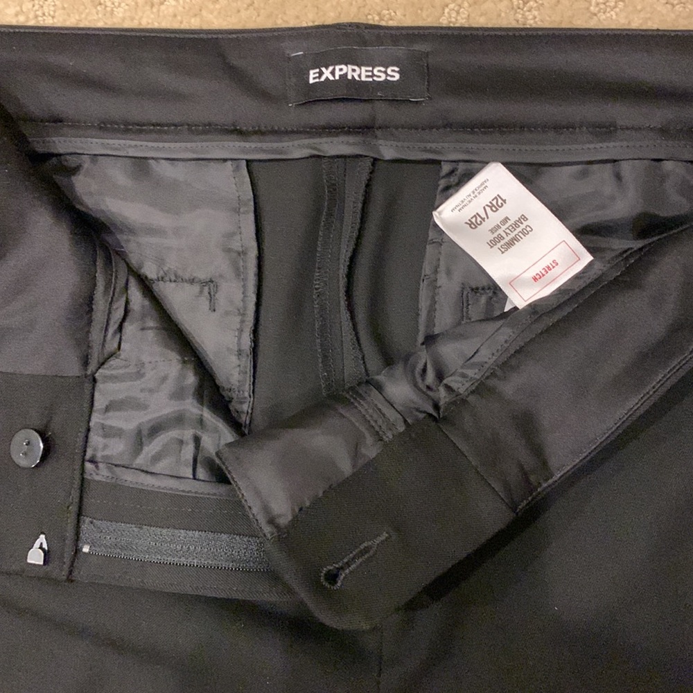 Express Columnist Barely Boot Mid Rise Stretch Tr… - image 2